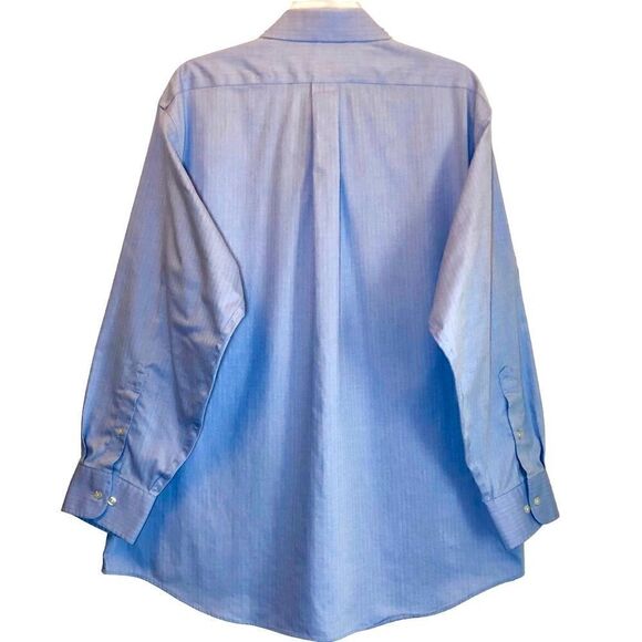 Chaps by Ralph Lauren Non Iron Classic Fit Dress Shirt in Light Blue Men’s XL - Picture 5 of 8